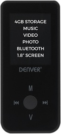 Музыкальный проигрыватель Denver MPG-4084BT Black, 4 ГБ