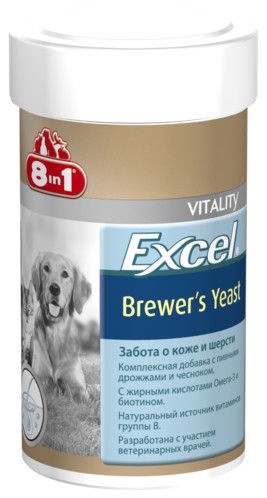 Excel skin and coat brewers yeast витамины инструкция по применению