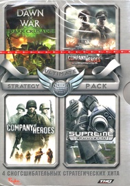 Strategy Ultimate Pack - Dawn Of War: DC, Company Of Heroes, Supreme Commander Russian Version PC