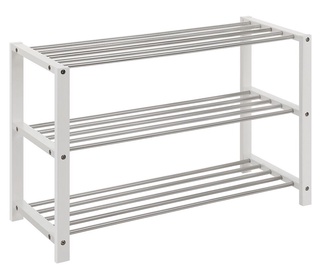 Batų spintelė Songmics, balta, 800x300x500 mm