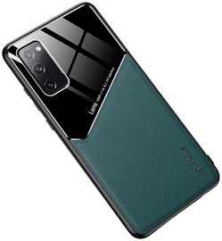 Чехол Mocco Lens Leather Back Case Apple iPhone 12 Pro Max, Apple iPhone 12 Pro Max, черный/зеленый