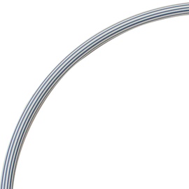 Hula hoop vingrošanas riņķi Yate Hoop 60cm, 600 mm, balta/pelēka
