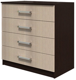 MN Fiesta 850 Chest Of Drawers Sonoma Oak/Wenge