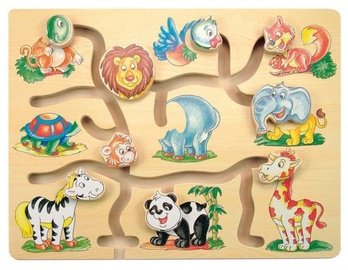 Woodyland Moving Animal Head Maze 90313