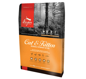 Сухой корм для кошек Orijen Cat&Kitten, рыба/курица/индюшатина, 17 кг