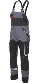 Рабочий полукомбинезон Sara Workwear Expert 10337, черный/серый, хлопок/полиэстер, L размер