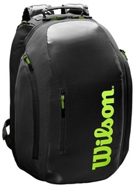 Теннисная сумка Wilson Super Tour Comp, черный/зеленый