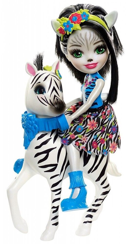 enchantimals zelena zebra