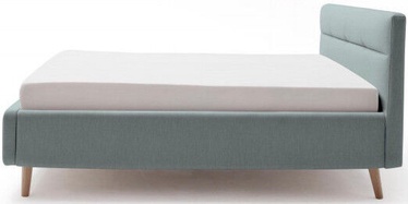 Gulta Meise Möbel Lotte Ice Blue, 200x180 cm, ar režģi
