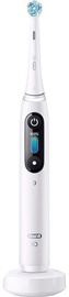 Электрическая зубная щетка Braun Oral-B iO 8 Alabaster, белый
