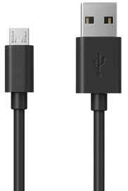 Laidas Brackton USB Male - MicroUSB Male USB, Micro USB male, 3 m, juoda