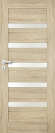 Siseukseleht PerfectDoor Fresno 01, parempoolne, sonoma tamm, 203.5 x 64.4 x 4 cm