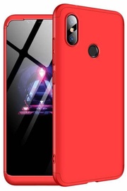 GKK 360 Protection Case For Xiaomi Redmi Note 6 Pro Red