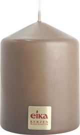 Eika Pillar Candle 8x6cm Light Brown