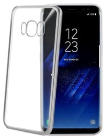 Celly Laser Back Case For Samsung Galaxy S8 Plus Silver