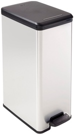 Мусорное ведро Curver Slim, серый, 40 л
