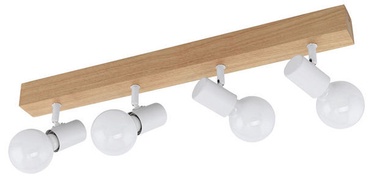 Eglo Townshend 3 Spotlight 4x60W E27 Brown/White