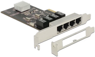Delock PCIe 4 x RJ45 Gigabit