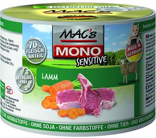 Mac's Mono Sensitive Lamb & Carrots 200g
