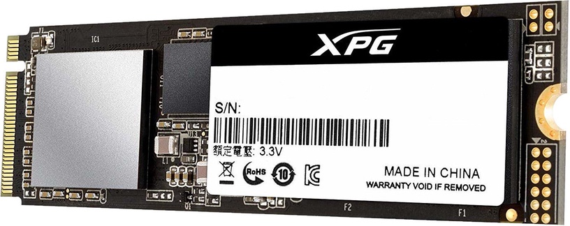 Cietais disks (SSD) Adata XPG SX8200 Pro ASX8200PNP-1TT-C, M.2, 1 TB