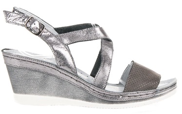 Vinceza 48902 Sandals On A Board Gray & Silver 37