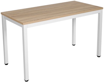 Songmics Computer Desk White/Wooden 120x60x76cm