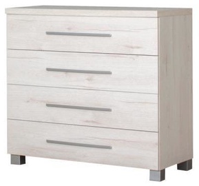 Bodzio Chest Of Drawers Panama PA11 Pearl Sonoma Oak