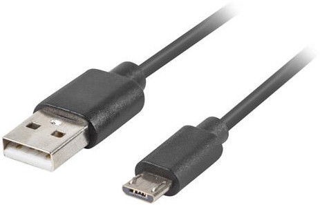 Vads Lanberg USB To Micro - USB USB, Micro USB, 1 m, melna
