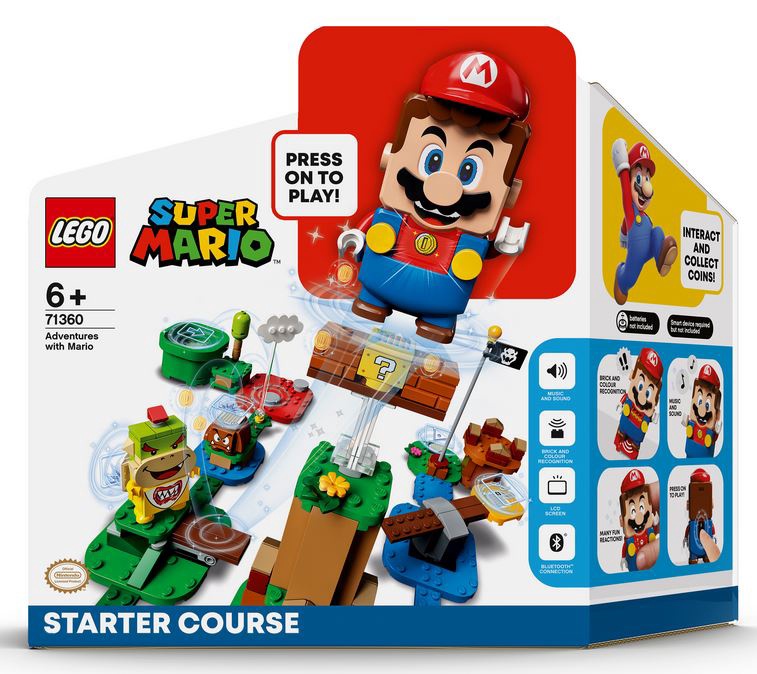 Konstruktorius Lego Super Mario Nuotykių Su Mario Pradinis Rinkinys 71360 231 Vnt Senukai Lt