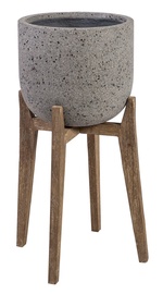 Home4you Sandstone Flowerpot 71851 48.5x48.5xH81cm Gray
