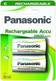 Baterijas Panasonic, C, 2 gab.