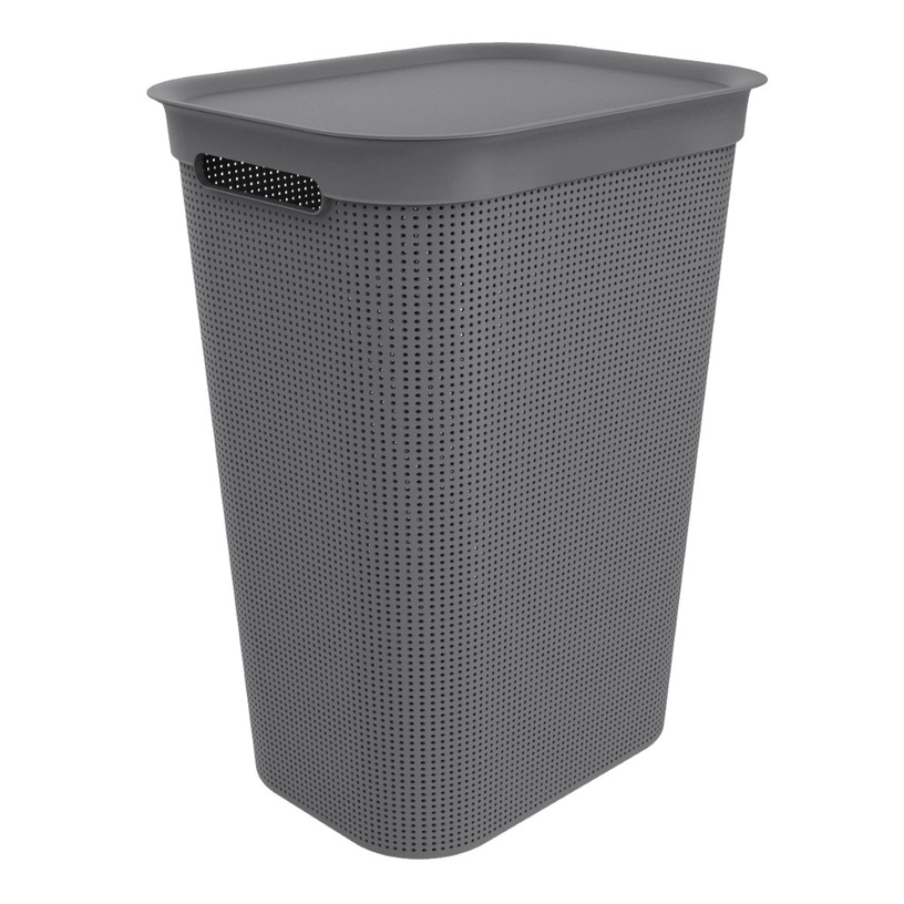 Ящик для белья Rotho 1023508853, 50 л, серый, 43.1 см x 34 см