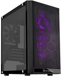 SilverStone SST-PS15B-RGB Precision Mini Tower Micro ATX Tempered Glass Black
