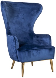 Home4you Armchair Indigo Blue 38049