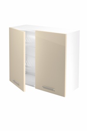 Virtuves skapītis Halmar Vento, balta/smilškrāsas, 800 mm x 300 mm x 720 mm