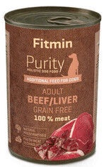 Fitmin Purity Dog Tin Beef & Liver 400g