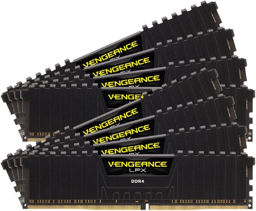 Operatyvioji atmintis (RAM) Corsair Vengeance LPX Black, DDR4, 64 GB, 4000 MHz