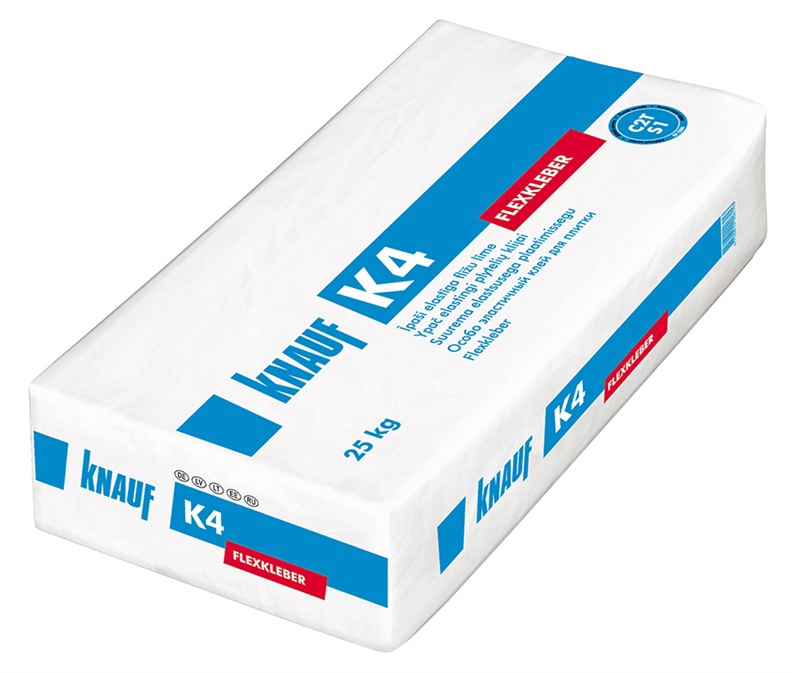 Клей для плитки Knauf K4 C2T S1, 25 кг