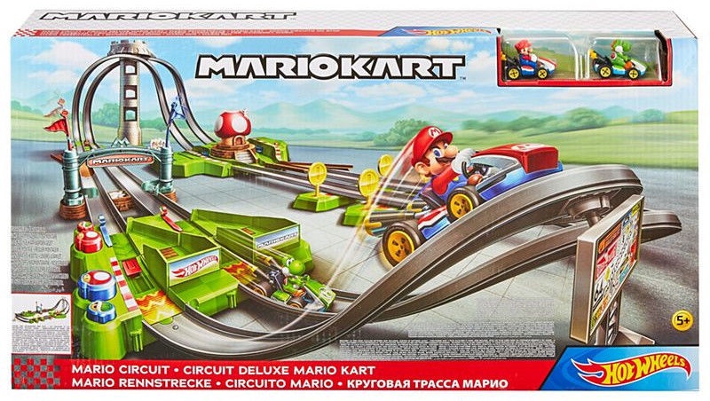 mario hot wheels race track