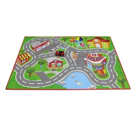 Rotaļu paklājs BB Junior Ferrari, 100 cm x 70 cm
