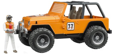 Bruder Jeep Cross Country Racing Racer Orange 02542