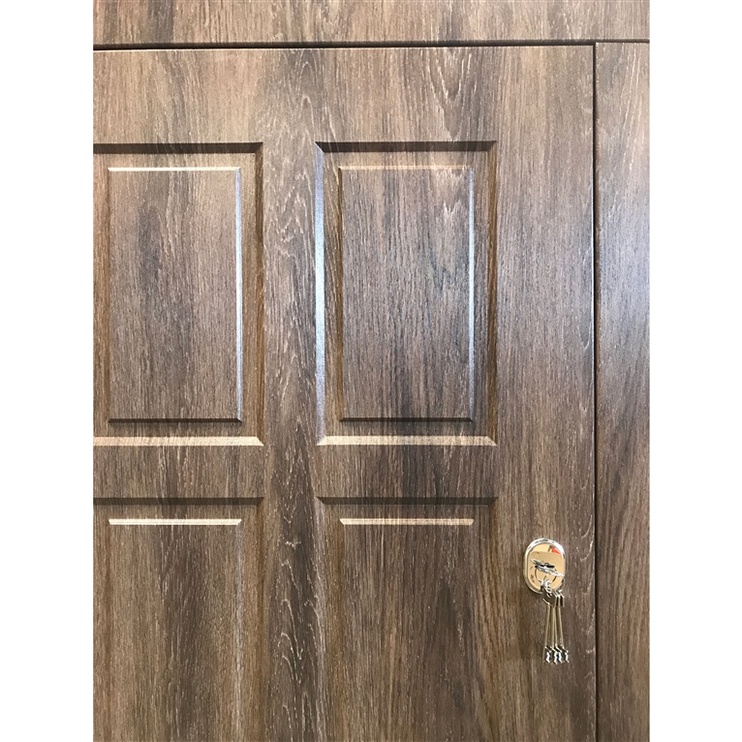 Дверь Elegant 205, правосторонняя, коричневый/дубовый, 205 x 86 x 4 см