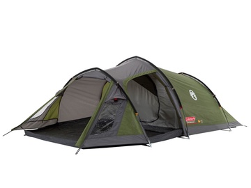 Trīsvietīga telts Coleman Tasman 3 2000012154, zaļa/pelēka