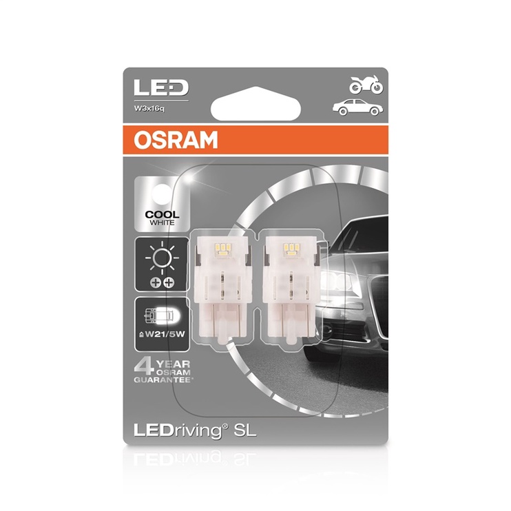 Автомобильная лампочка Osram 7716CW-02B, LED, белый, 12 В