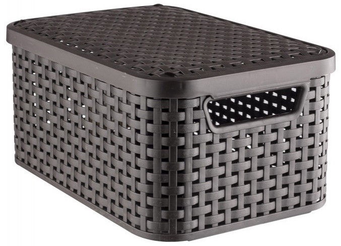 Kaanega hoiukarp Curver, 6 l, pruun, 29.1 x 19.8 x 14.2 cm