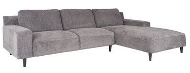 Kampinė sofa Home4you Hilde Grey, dešininė, 288 x 173 x 88 cm