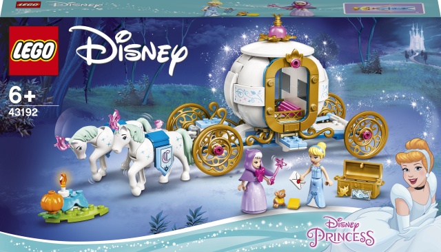 Konstruktorius LEGO | Disney Princess™ Pelenės karališkoji karieta 43192, 237 vnt.