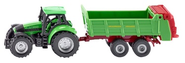 Siku Tractor With A Trailer Green 1673