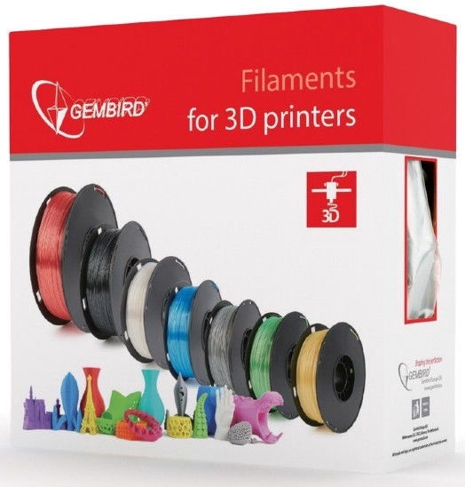 3D printeri kulumaterjal Gembird 3DP-PLA Plus, 330 m, must