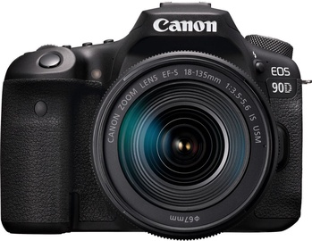 Зеркальный фотоаппарат Canon EOS 90D 18-135mm IS USM (поврежденная упаковка)